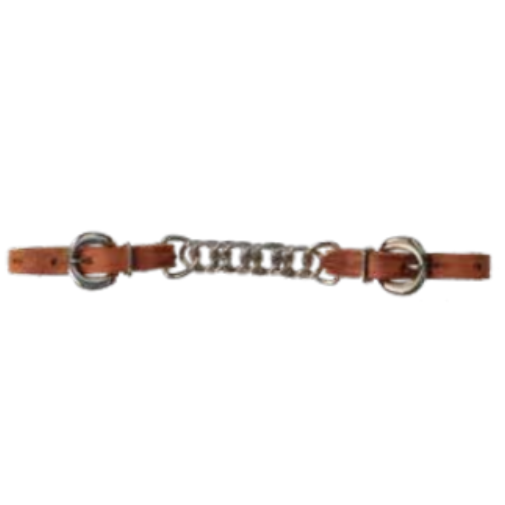 BERLIN CUSTOM LEATHER LTD TACK Default 1/2" TWISTED CHAIN HARNESS CURB