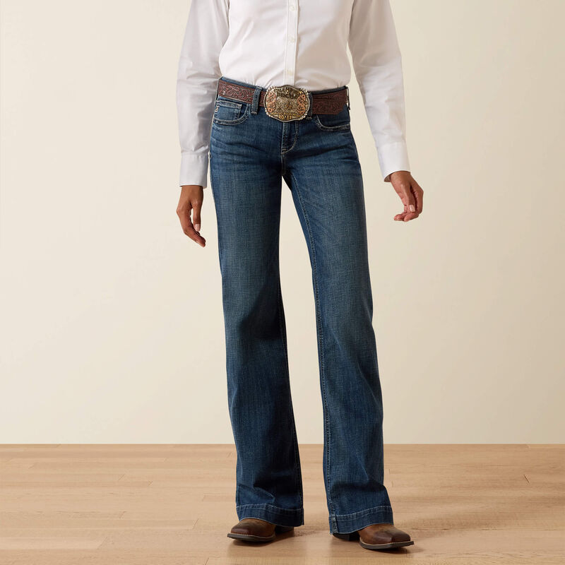 LADIES LELANI PERFECT RISE ARIAT TROUSER JEAN