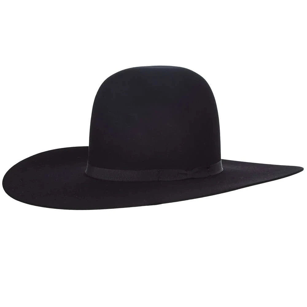 RODEO KING HATS HATS 7X BLACK OPEN 4-1/2" RODEO KING FELT HAT