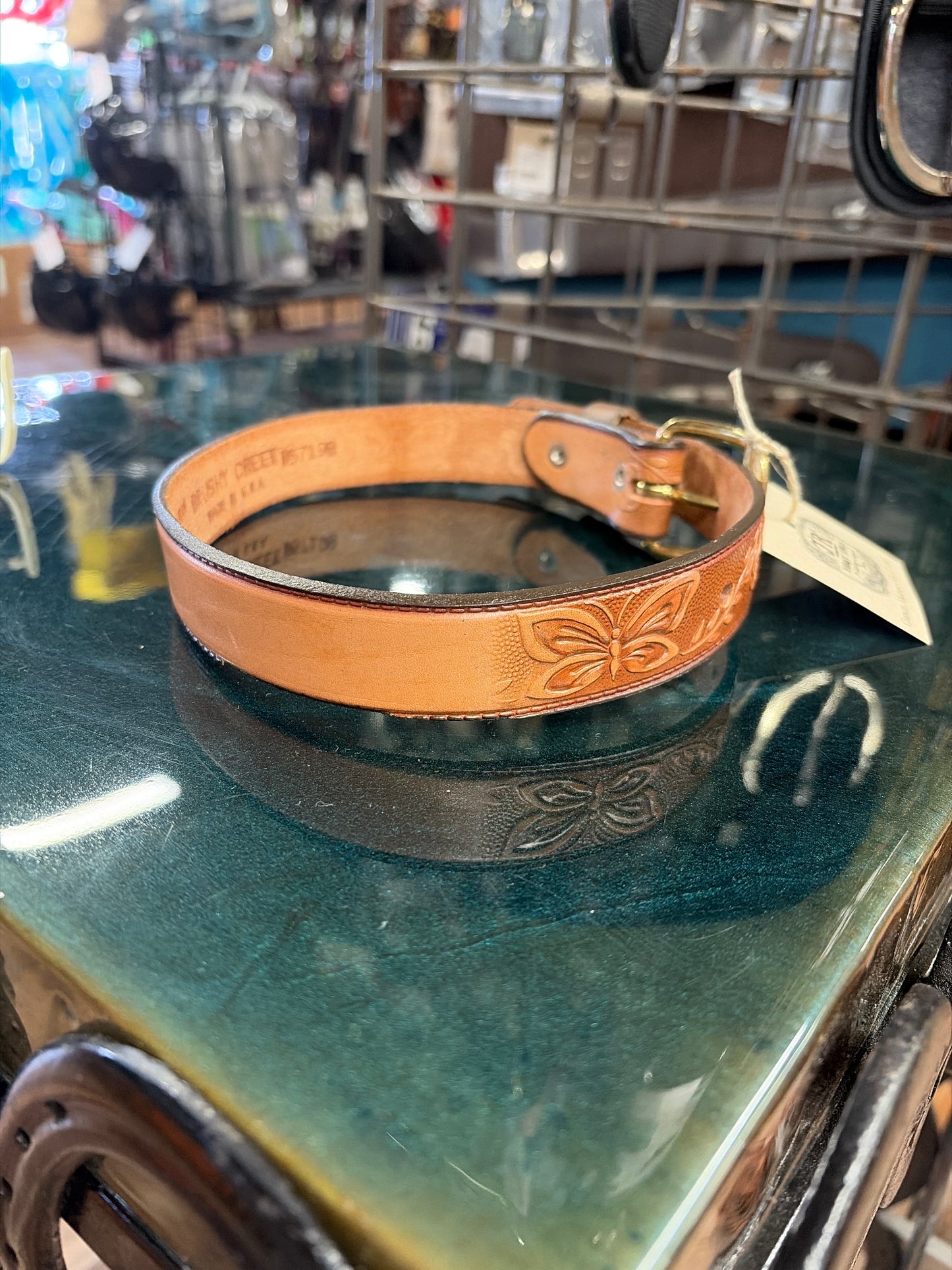 COWGIRL NAME BELT BUTTERFLIES