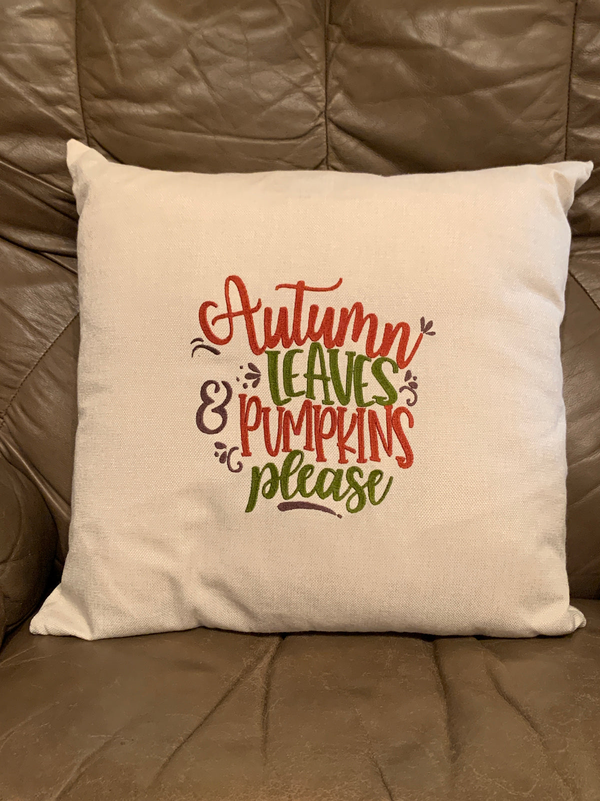 Autumn Leaves Decorative Pillow
