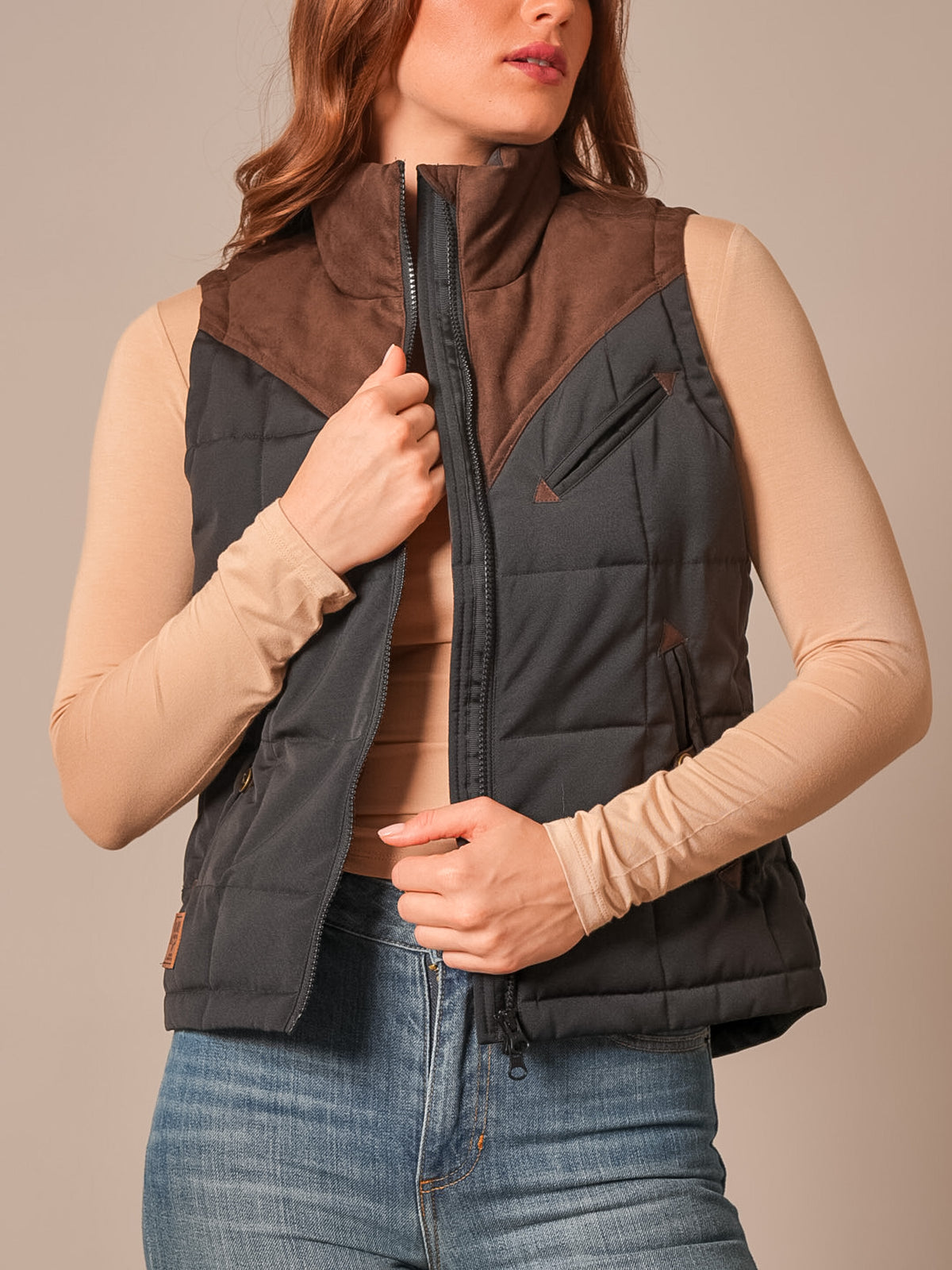 LADIES BLACK LENORA VEST