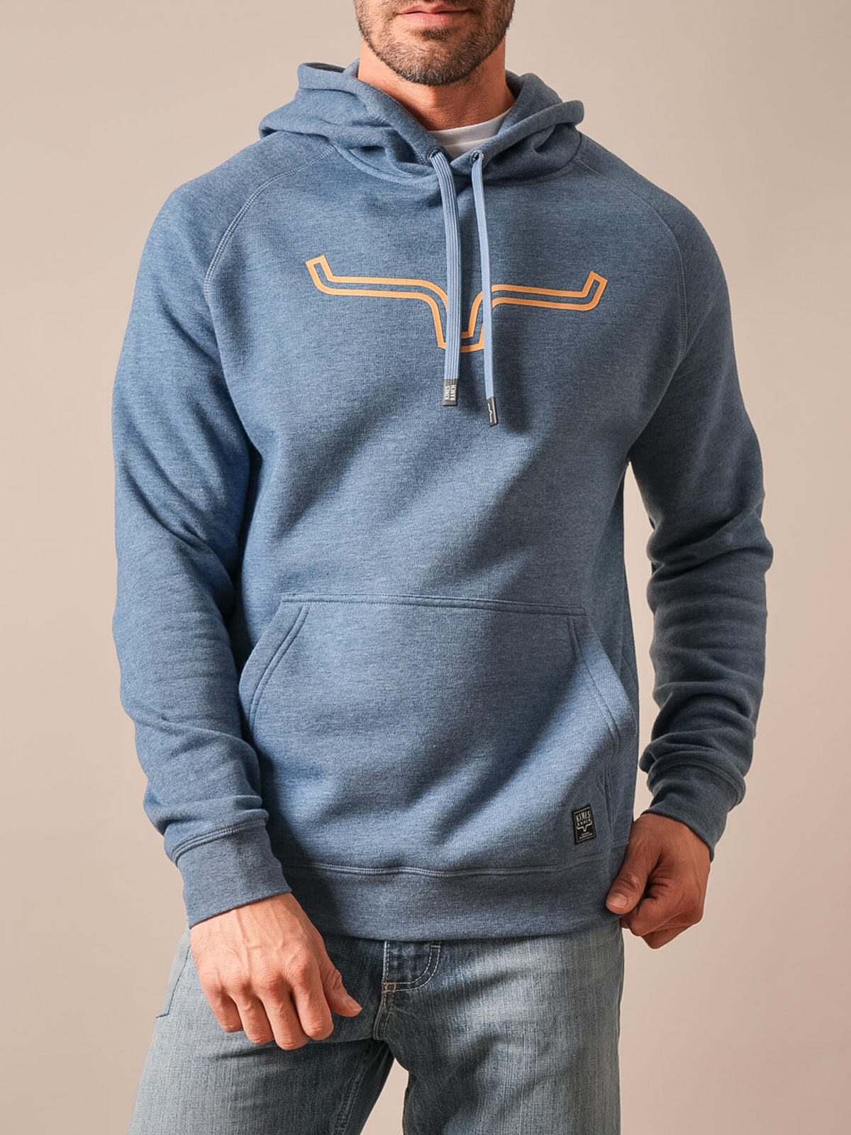 MENS NAVY HEATHER OUTLIER HOODIE