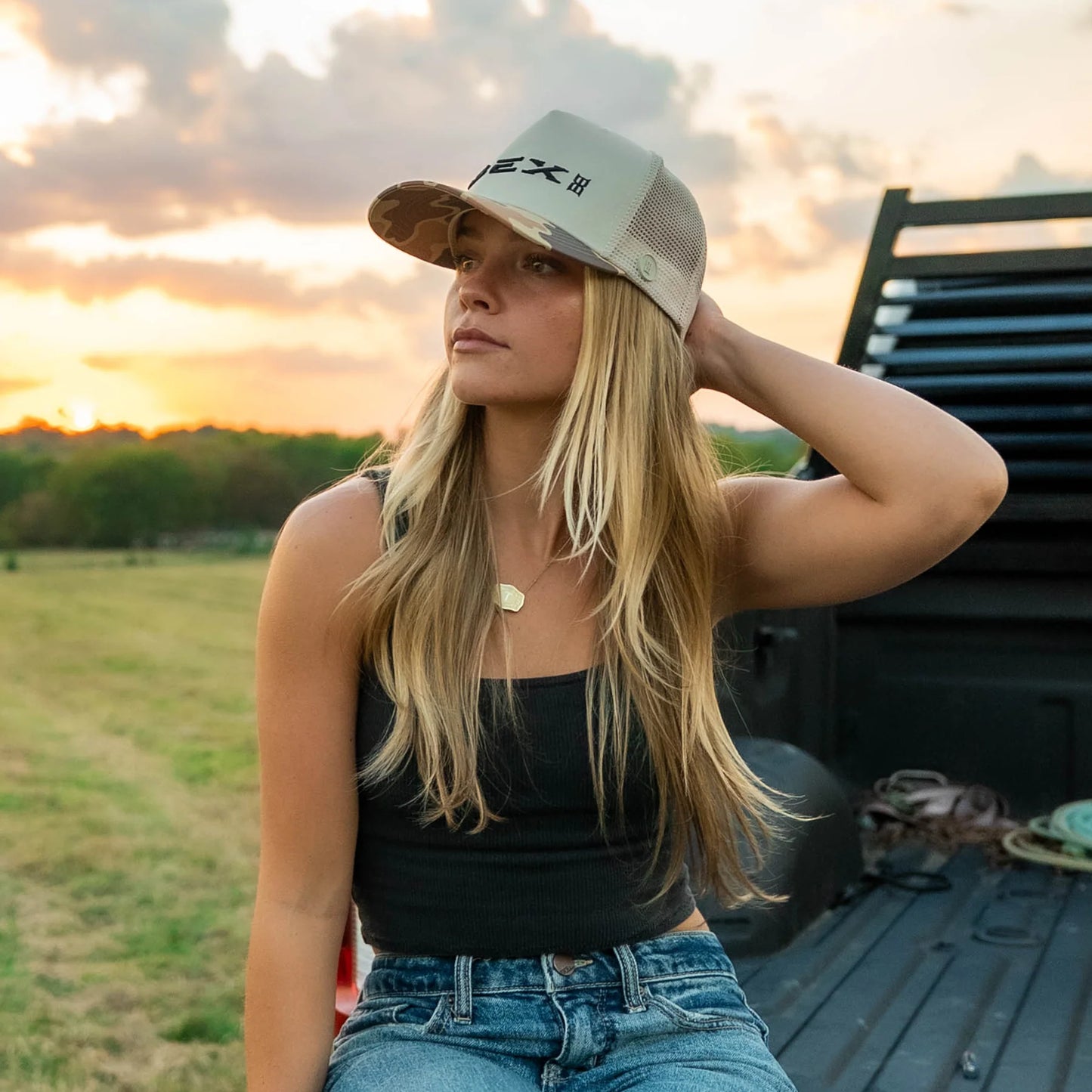 BONE/MOJAVE CAMO OUTRIDER CAP