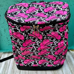 COWGIRL HAT INSULATED BACKPACK COOLER