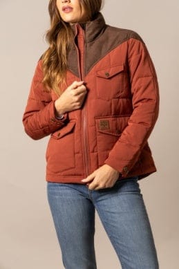 KIMES RANCH LADIES CLOTHING LADIES BURNT RED LENORA JACKET