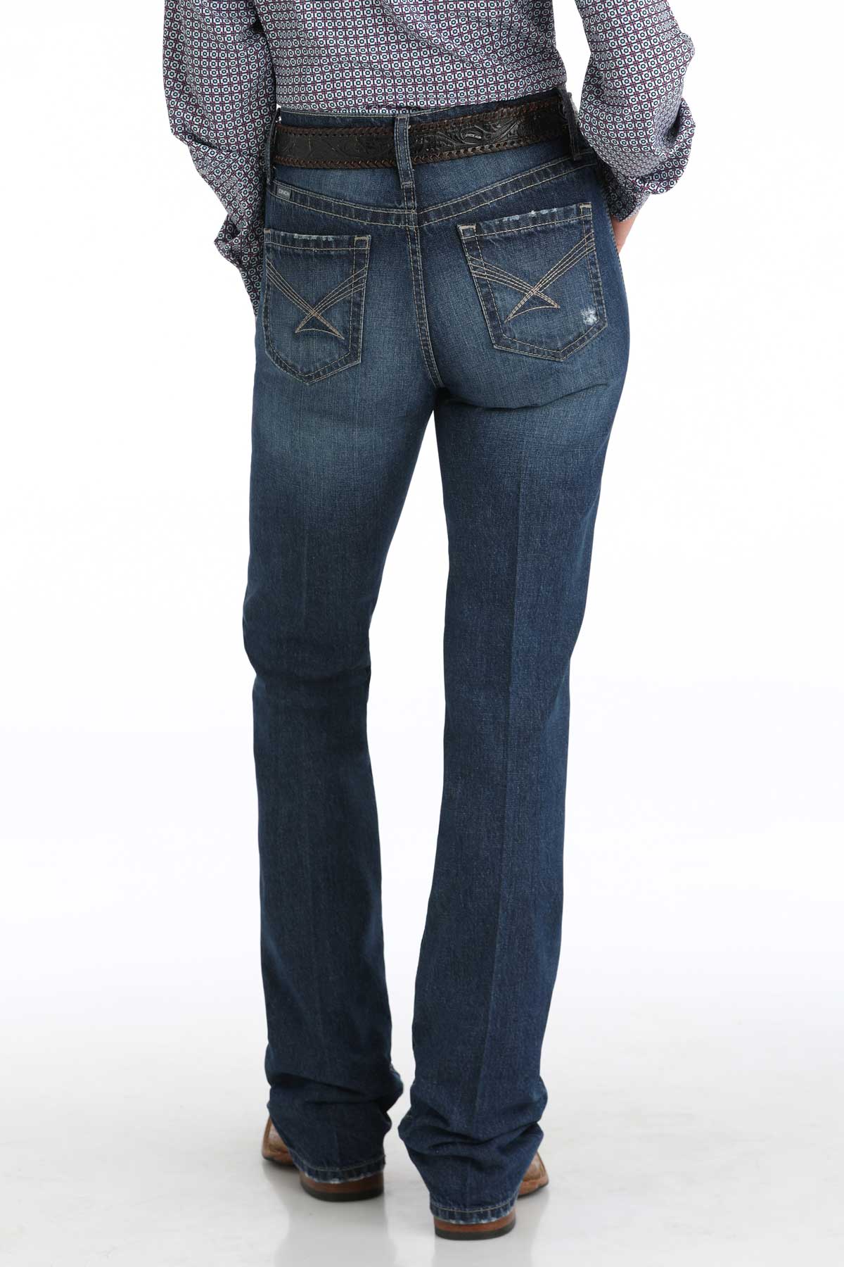 MILLER INTERNATIONAL CLOTHING-LADIES LADIES MED STONEWASH EMERSON CINCH JEAN