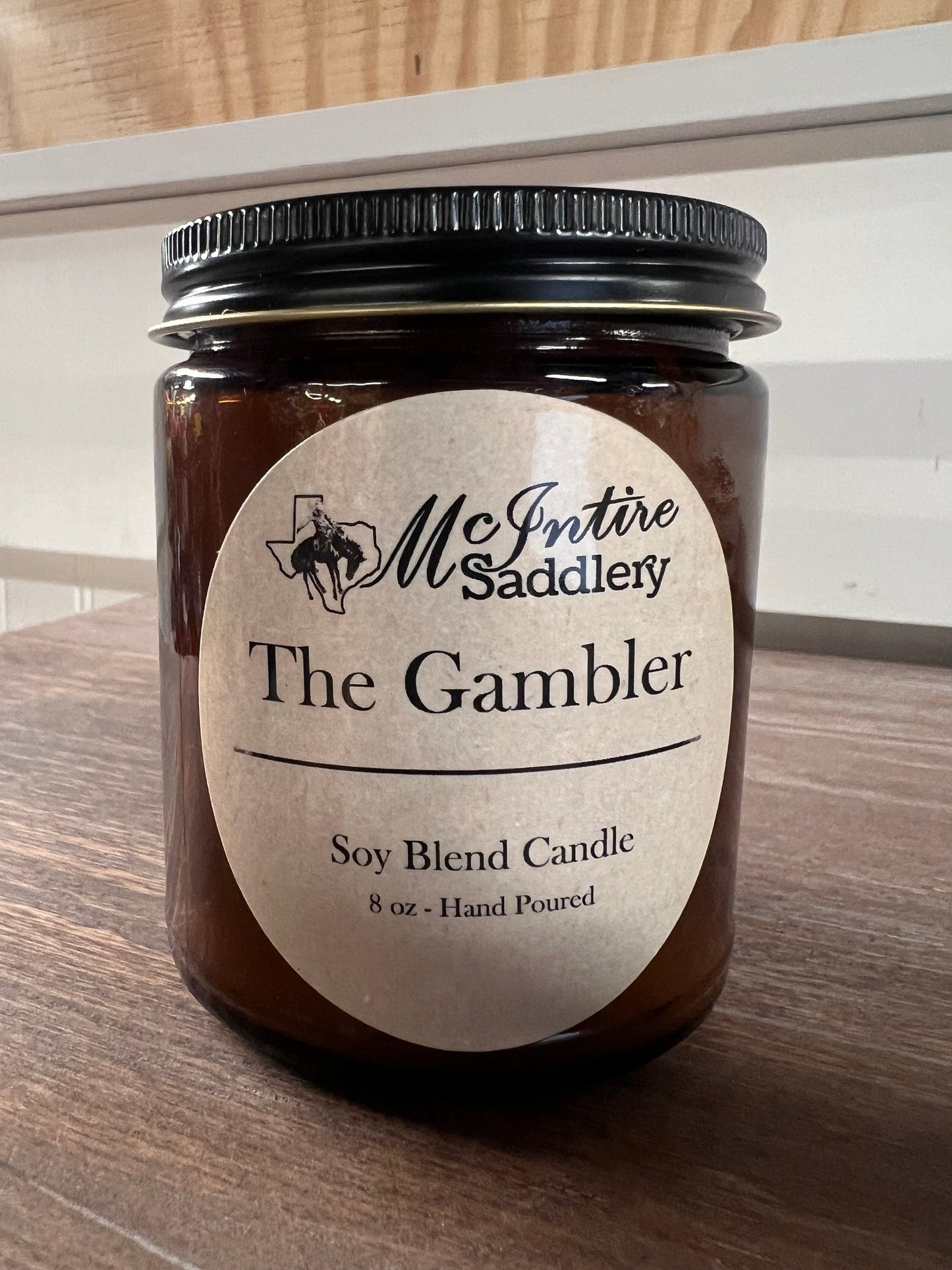 MCINTIRE SADDLERY ACCESSORIES MCINTIRE SADDLERY 8OZ_CANDLE -