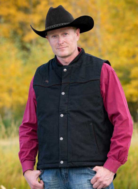 WYOMING TRADERS MENS CLOTHING MENS TAN MOUNTAIN VEST