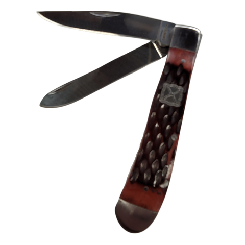 ROOT BEER TRAPPER TWISTED X KNIFE