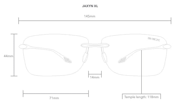 JAXYN XL BLACK/BROWN SUNGLASSES
