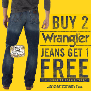 ✨ Wrangler Jeans 𝐁𝐔𝐘 𝟐, 𝐆𝐄𝐓 𝟏 𝐅𝐑𝐄𝐄 🥳