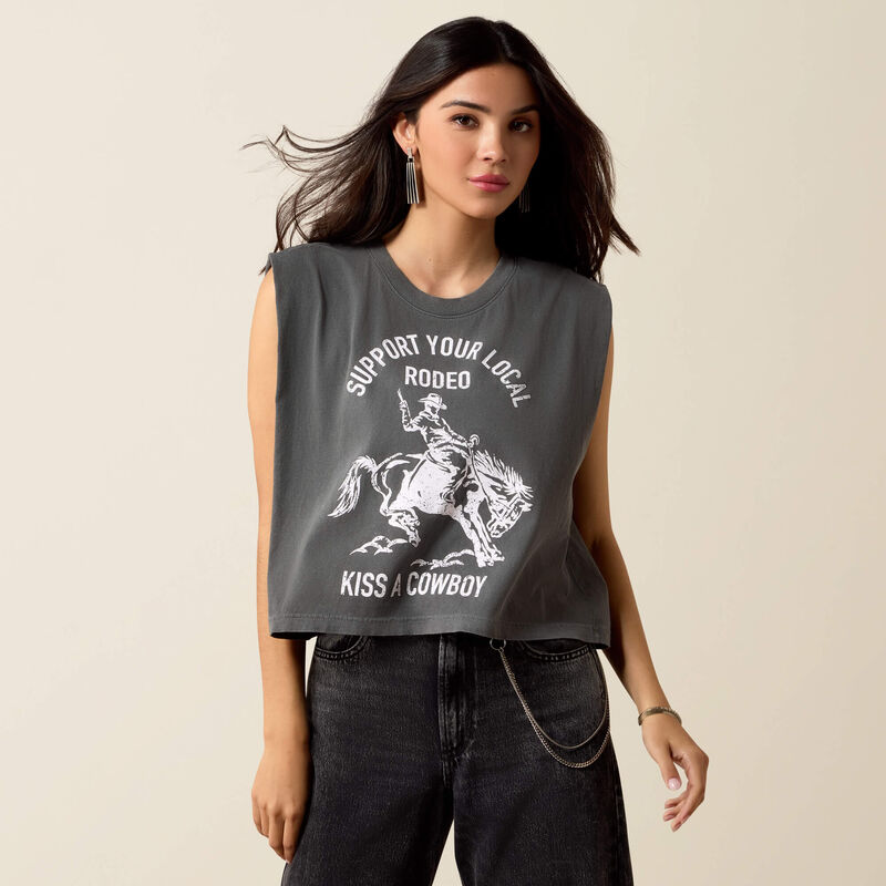ARIAT WMS Kiss a Cowboy T-Shirt