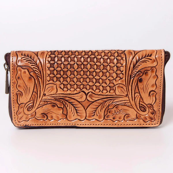 WACO TOOLED LEATHER WALLET