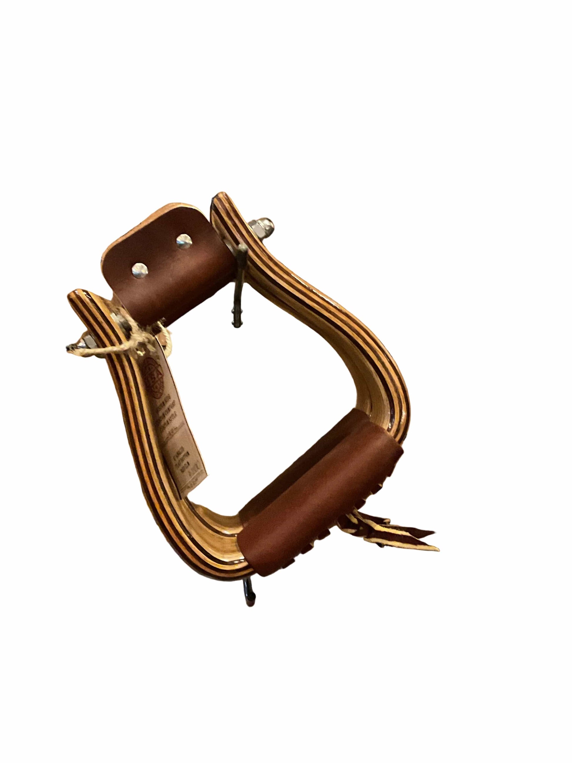 DON ORRELL STIRRUPS TACK + SUPPLIES Default 2" RED ELM ANGLED FLAT BOTTOM STIRRUP