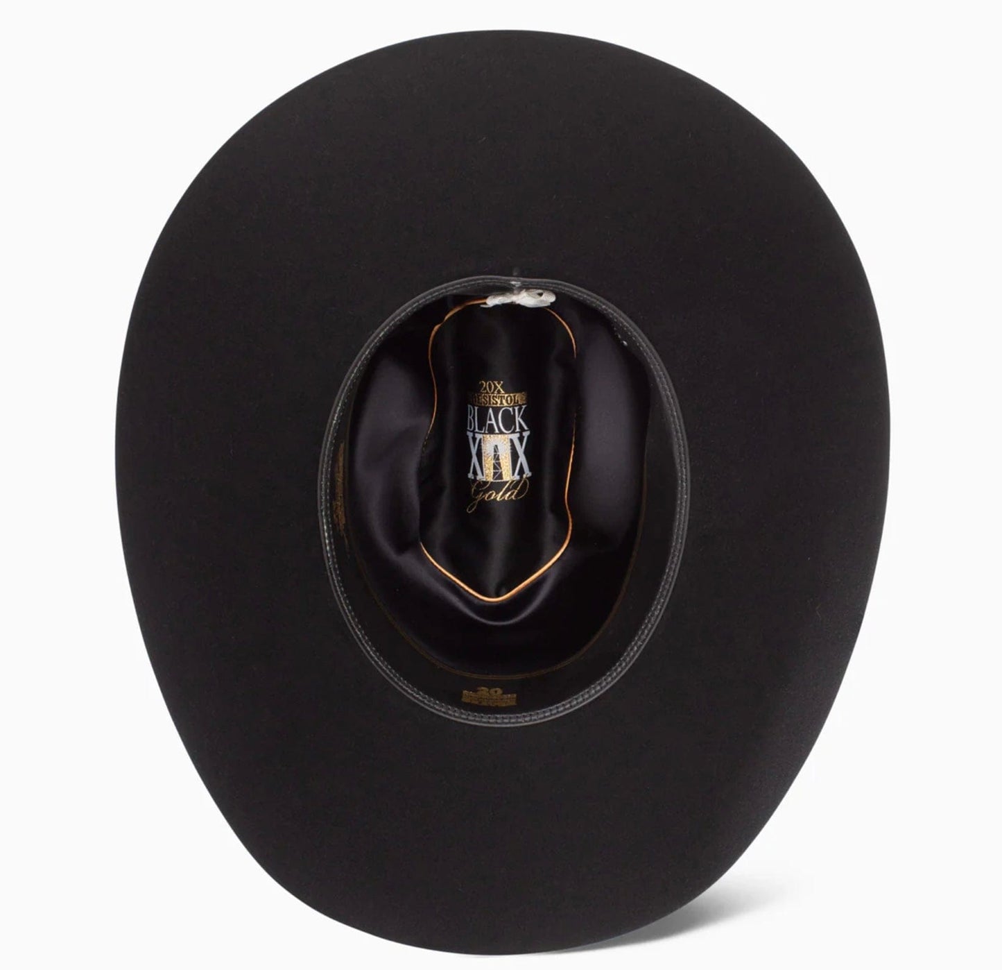 RESISTOL/HATCO HATS 20X BLACK GOLD RESISTOL FELT HAT