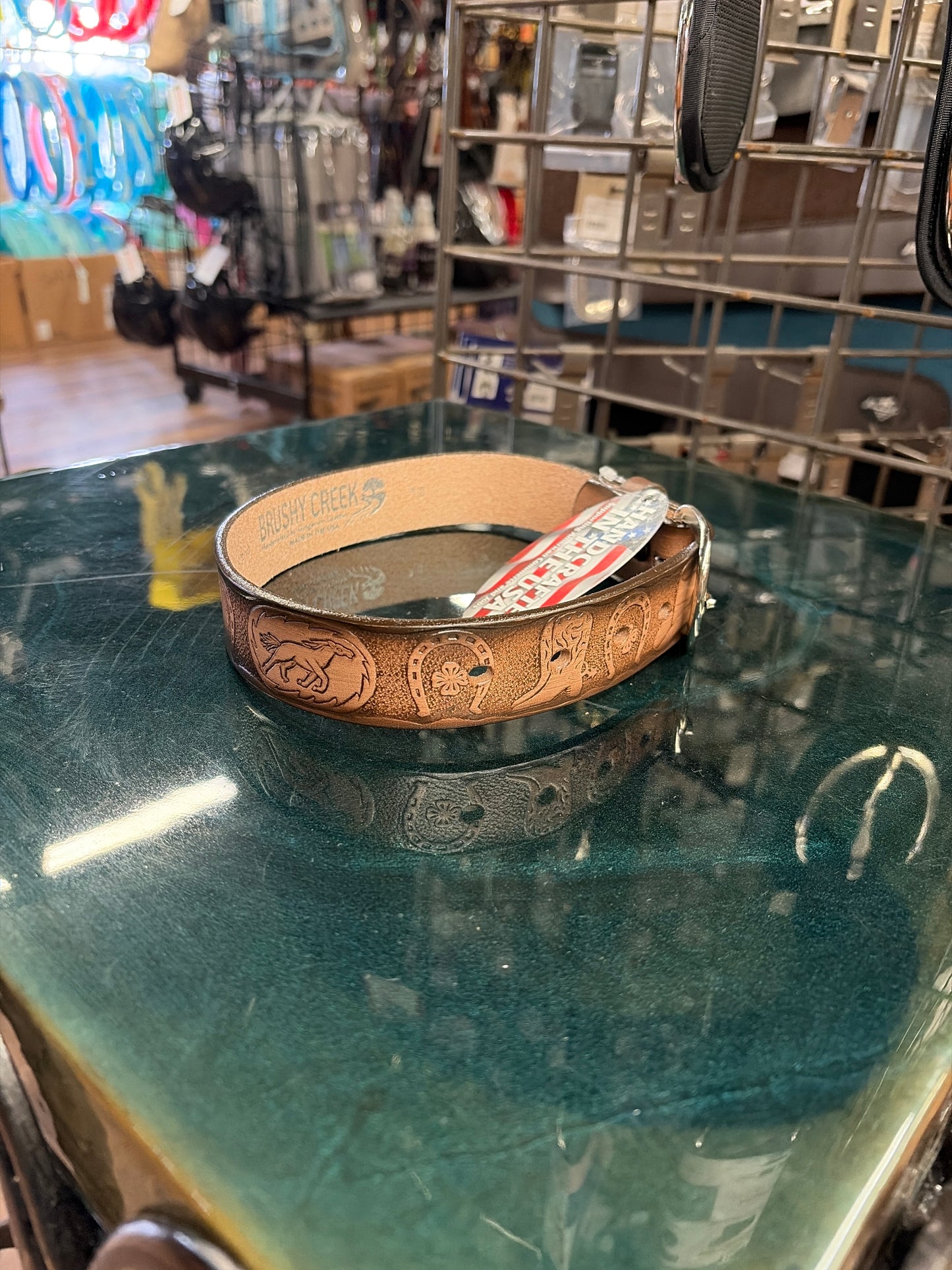 KIDS COWBOY NAME BELT