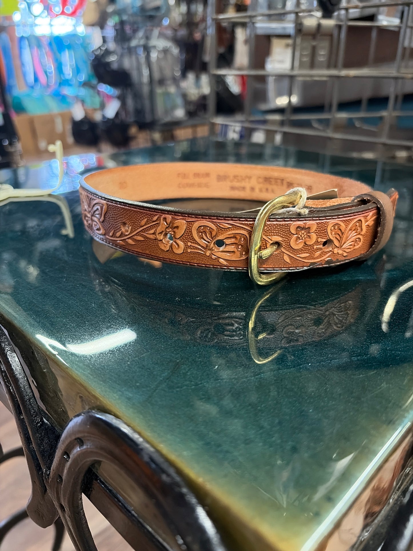 COWGIRL NAME BELT BUTTERFLIES