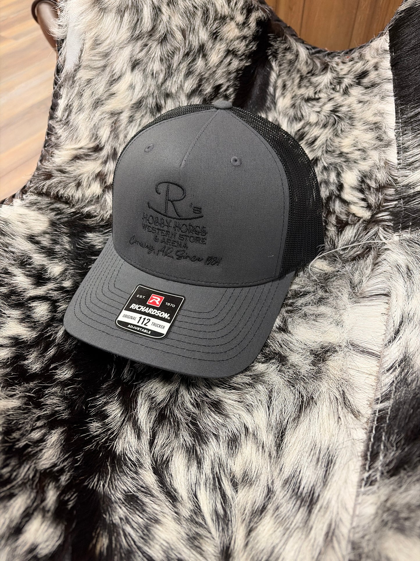 CHARCOAL JRS ROCKING JR BRAND CAP