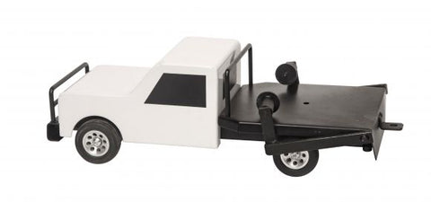LITTLE BUSTERS TOY WHITE FEED TRUCK W/ HAY BED