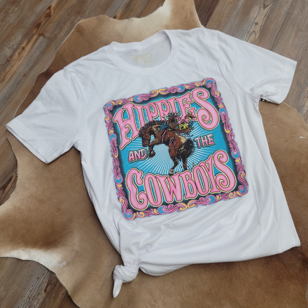 HIPPIES & OUTLAWS TEE