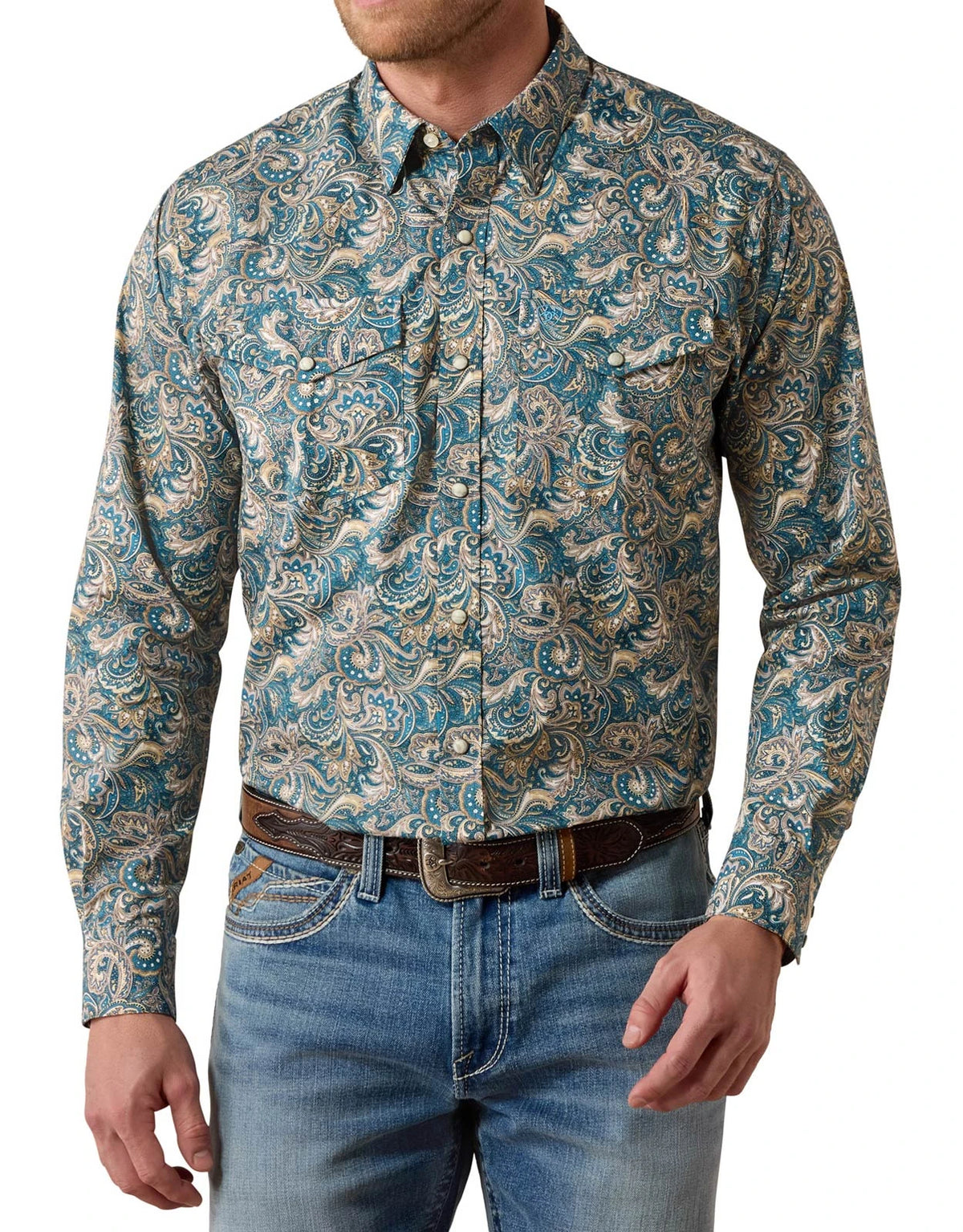 ARIAT MNS Cedric Classic Fit Snap Shirt