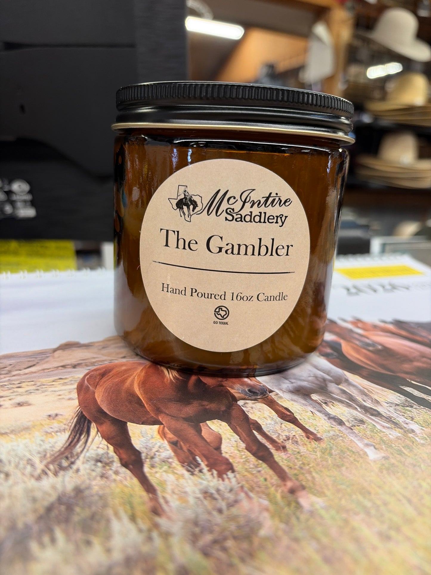 MCINTIRE SADDLERY 8OZ_CANDLE -