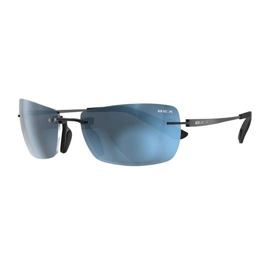 FYNNLAND X OTG GUNMETAL/GRAY/BLUE SUNGLASSES