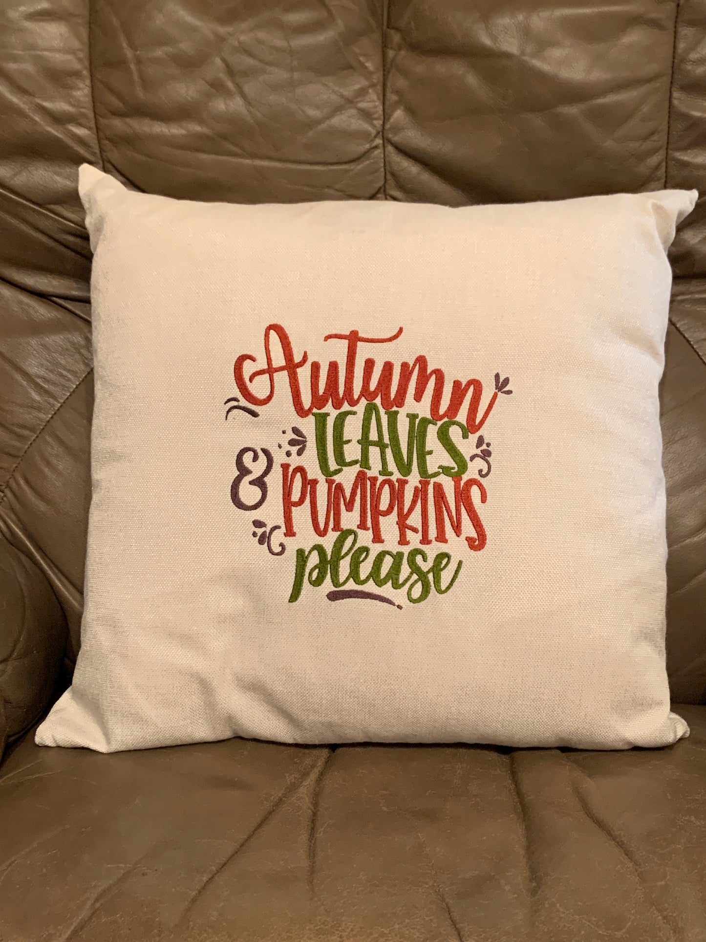 Autumn Leaves Decorative Pillow