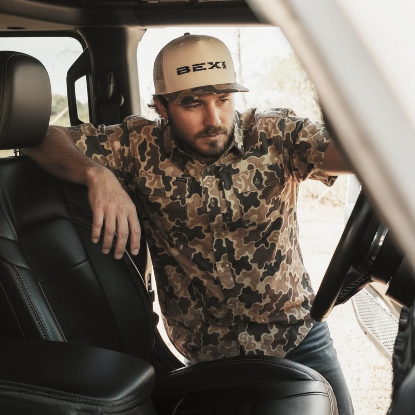 BONE/MOJAVE CAMO OUTRIDER CAP