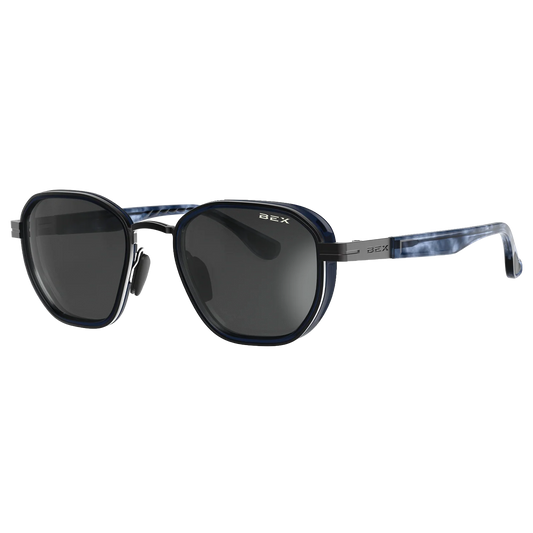 SABLE GUNMETAL/SILVER SUNGLASSES
