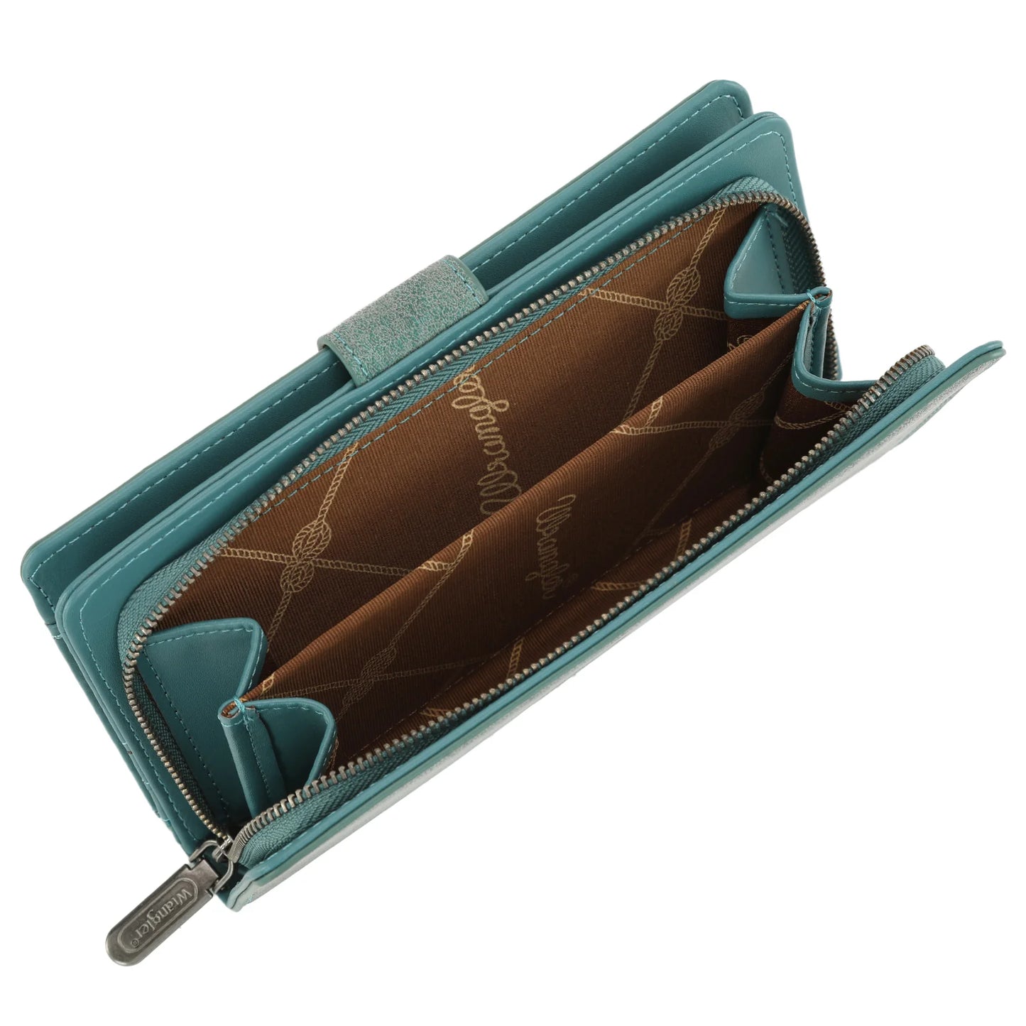 Wrangler Western Floral Tooled RFID Wallet