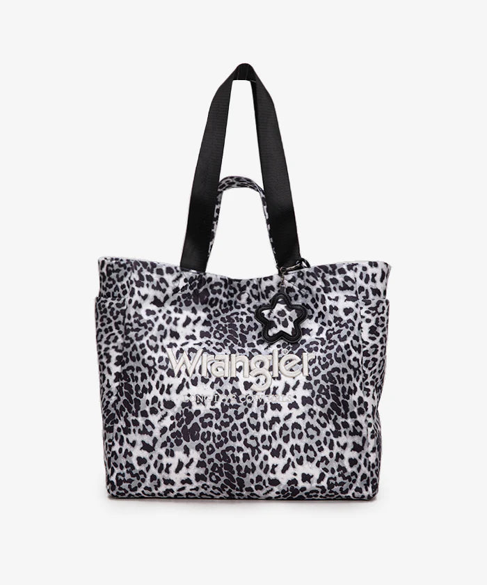 Wrangler Leopard Print Tote Bag