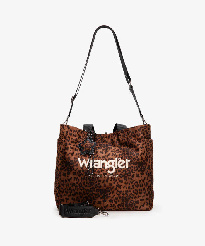 Wrangler Leopard Print Tote Bag