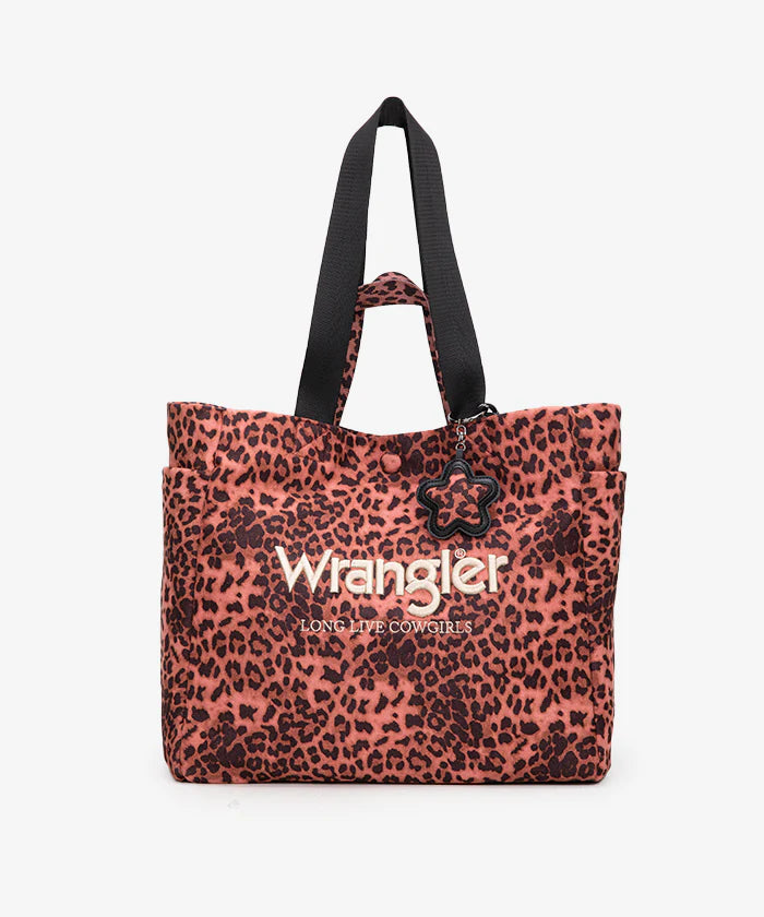 Wrangler Leopard Print Tote Bag