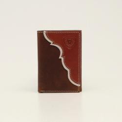 M&F WESTERN PRODUCTS ACCESSORIES Default ARIAT 2-TONE TRI-FOLD WALLET