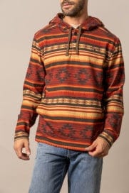 KIMES RANCH MENS CLOTHING BRICK RED HERMOSA KIMES HOODIE