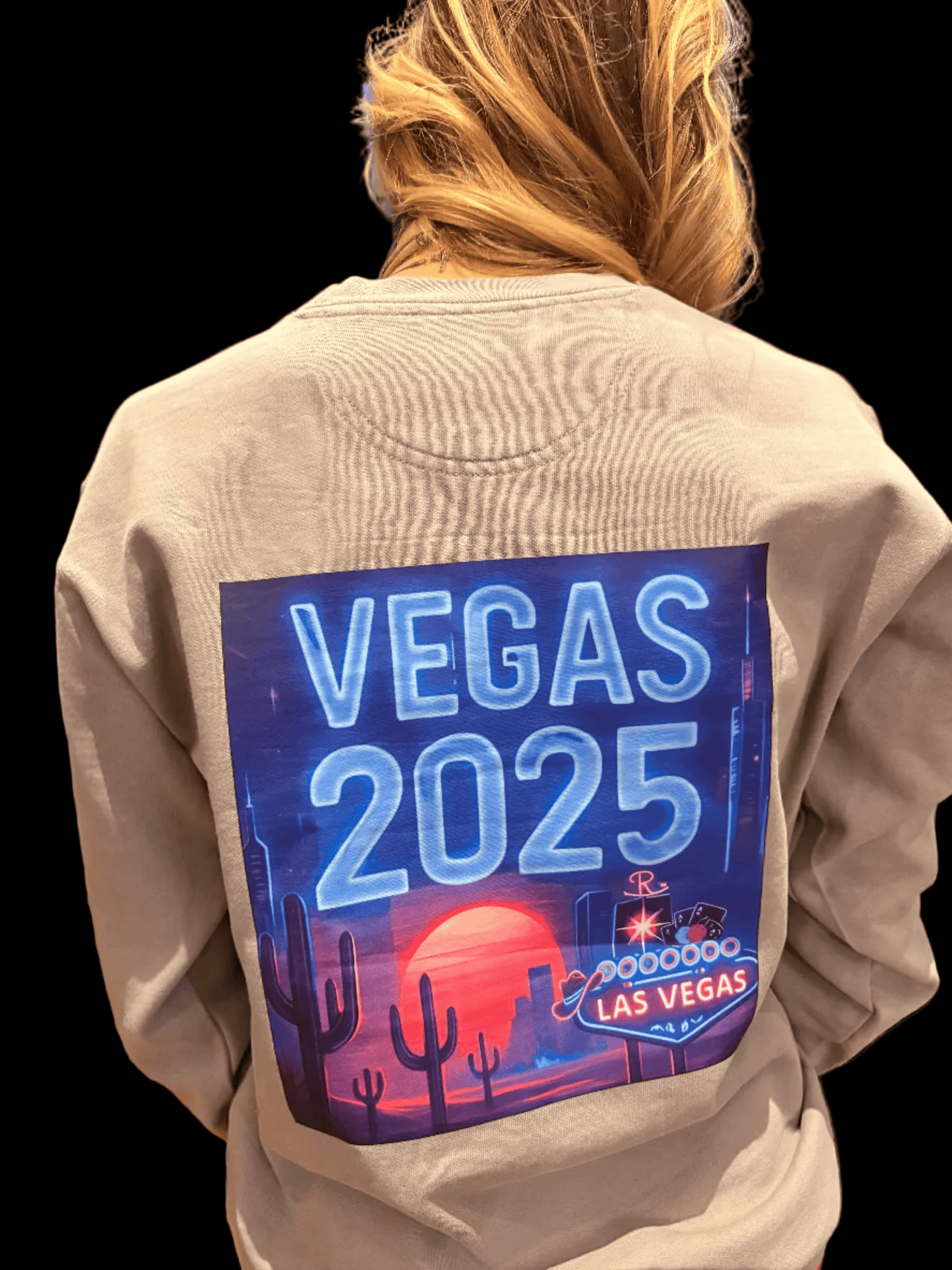 JR'S HOBBY HORSE APPAREL GREY JRS VEGAS 25 SWEATSHIRT