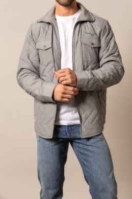 KIMES RANCH MENS CLOTHING GREY SKINK KIMES RANCH JACKET