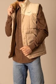 KIMES RANCH MENS CLOTHING KHAKI MUIR TRAIL KIMES RANCH VEST