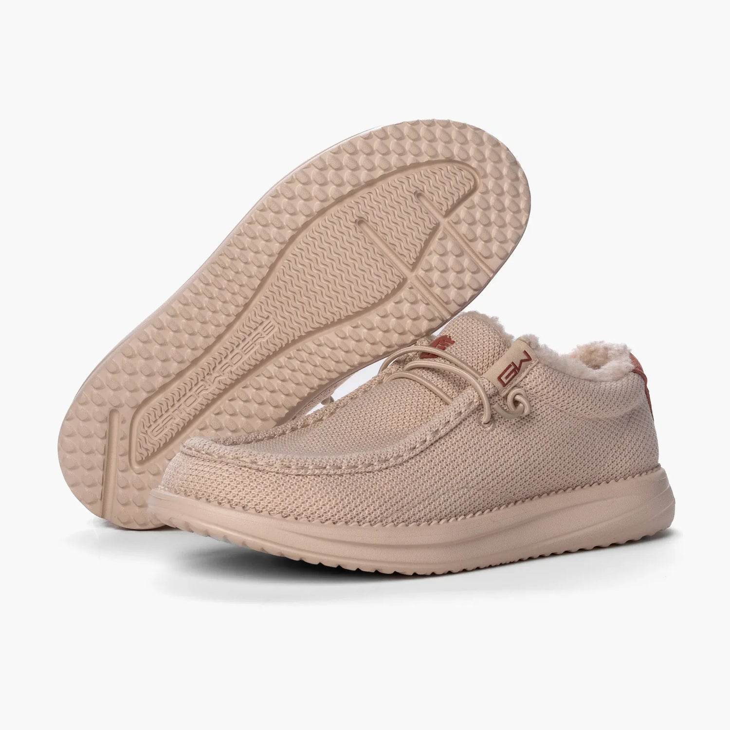 GATOR WADERS FOOTWEAR LADIES DUSTY ROSE SHERPA CAMP SHOES