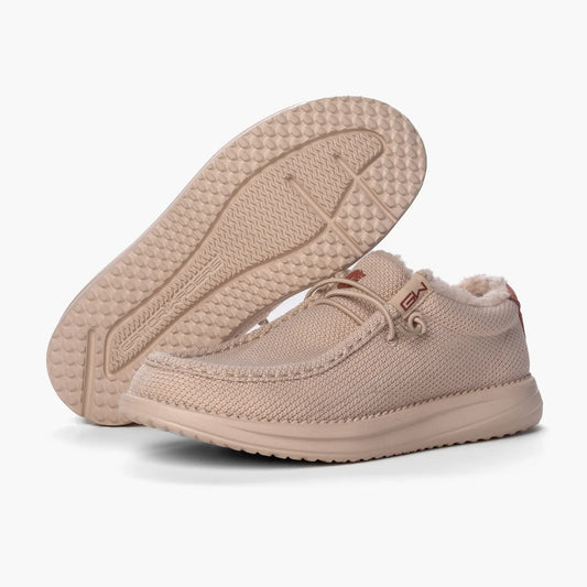 GATOR WADERS FOOTWEAR LADIES DUSTY ROSE SHERPA CAMP SHOES