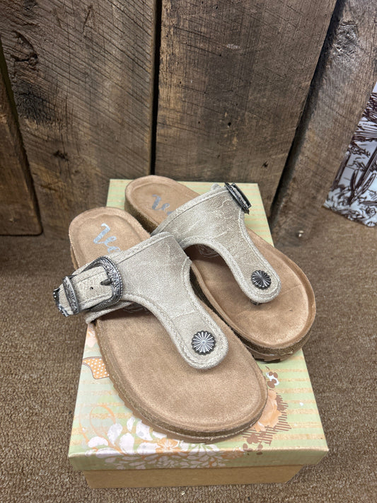 VERY G (VRG) BOOTS LADIES TEXAS CREAM SANDALS