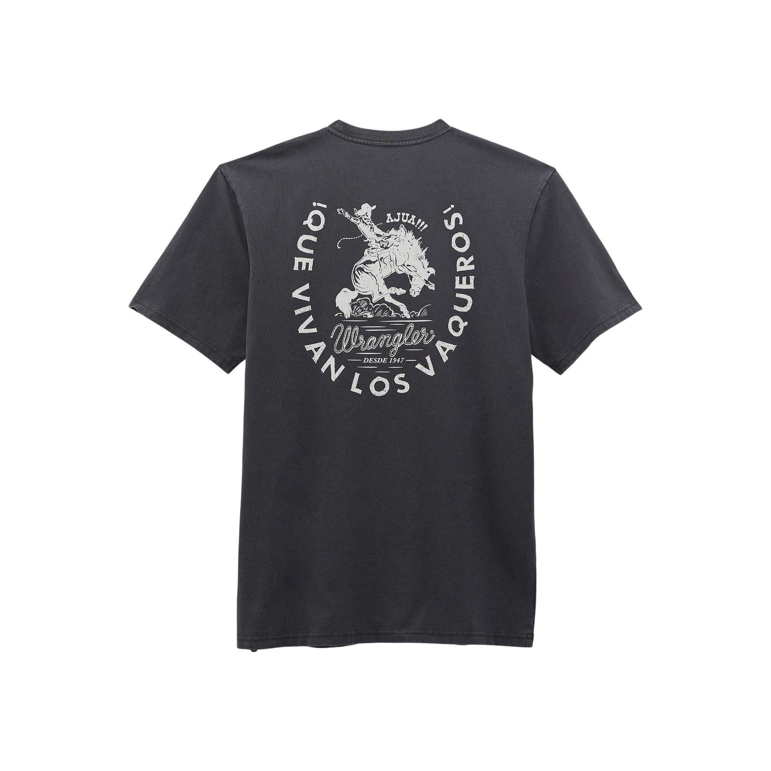 WRANGLER MENS CLOTHING MENS ASPHALT WRANGLER TEE SHIRT