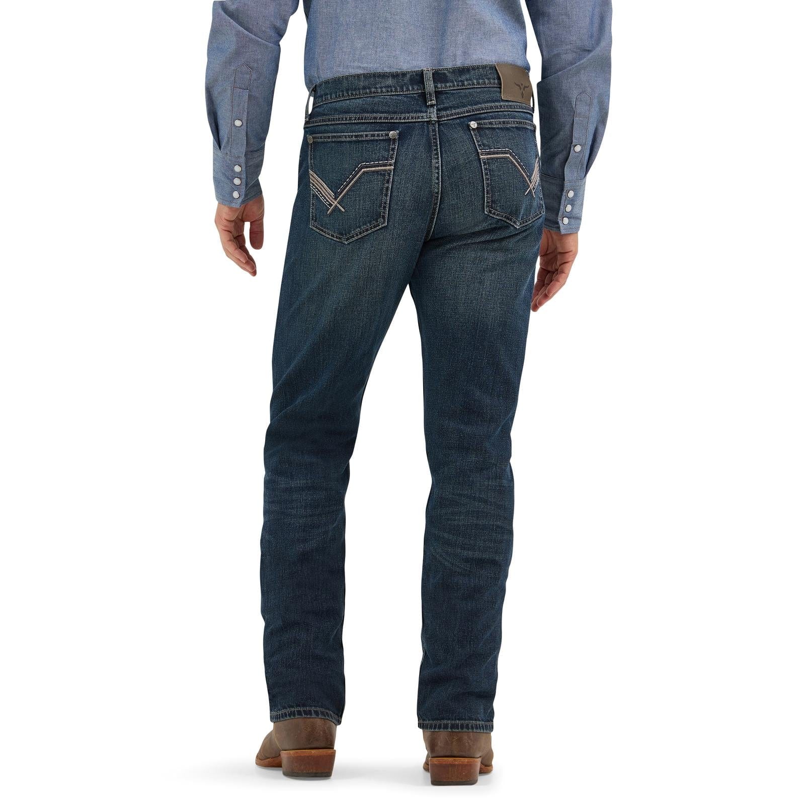 WRANGLER MENS CLOTHING MENS ROCKY MOUNT NO 44 SLIM STRAIGHT JEANS