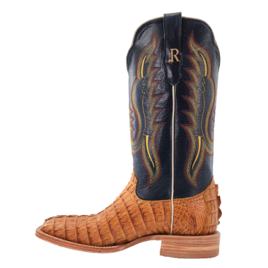 MENS SADDLE HORNBACK CAIMAN R WATSON BOOTS