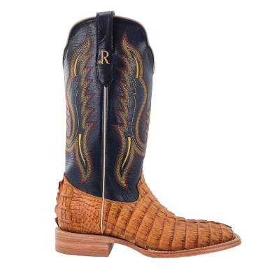MENS SADDLE HORNBACK CAIMAN R WATSON BOOTS