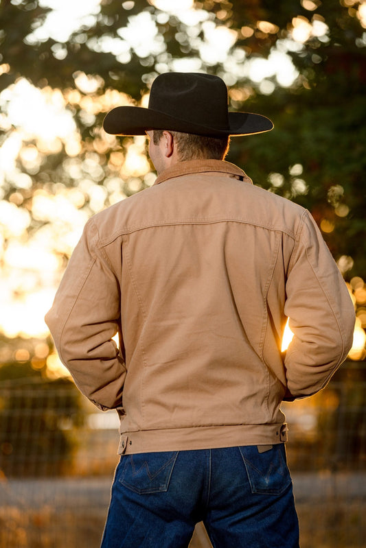 WYOMING TRADERS MENS CLOTHING MENS TAN BARN JACKET