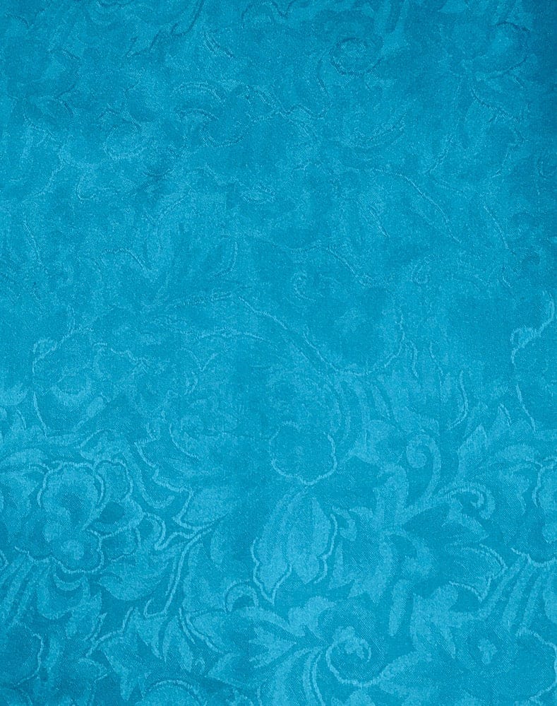 WYOMING TRADERS ACCESSORIES AQUA SILK WILDRAG - JACQUARD