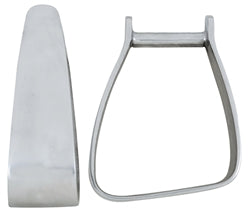 AMERICAN HERITAGE TACK Default SLOPED ALUMINUM ROPER STIRRUP (NO LEATHER)
